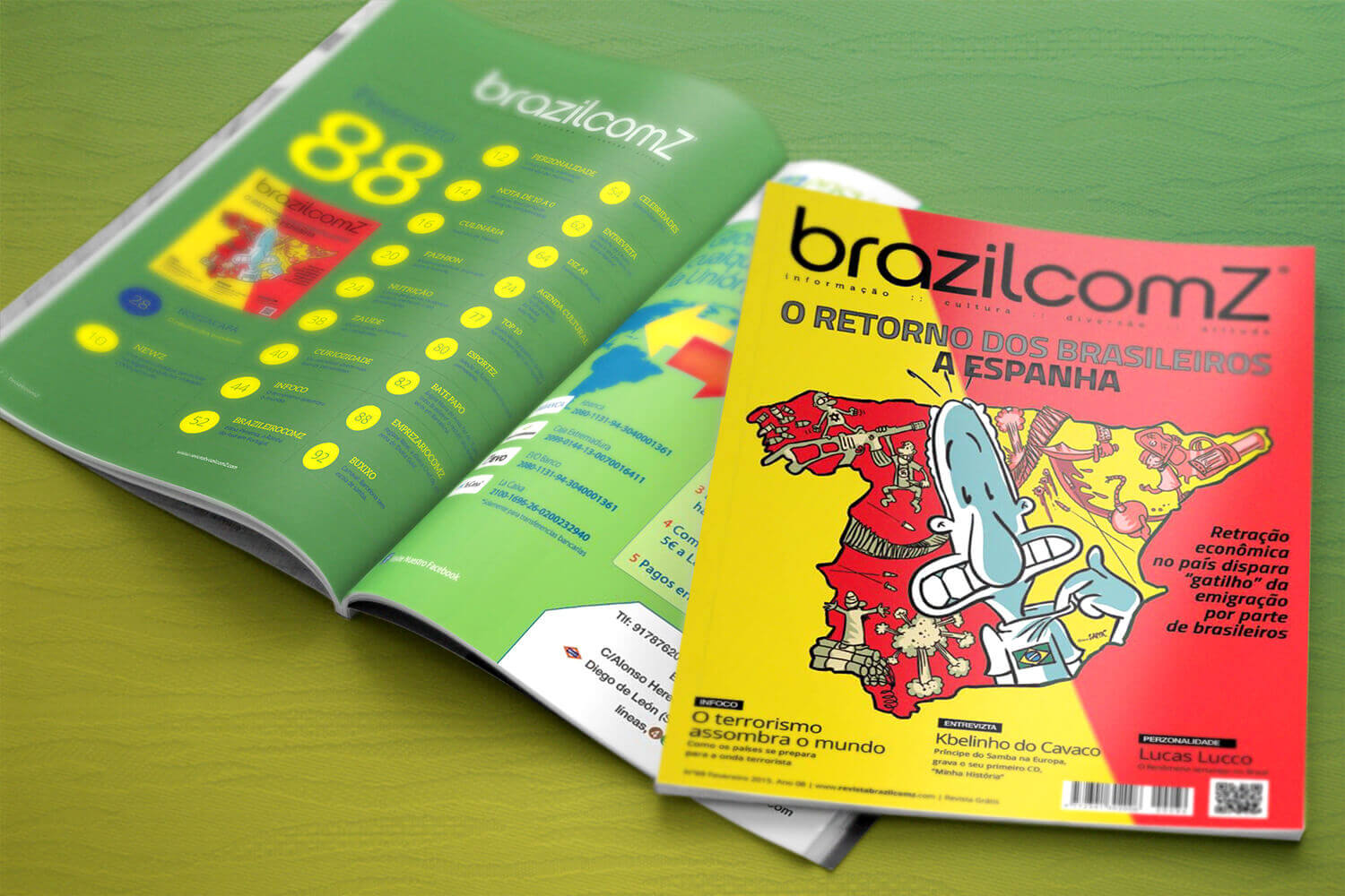 Portada Revista BrazilcomZ