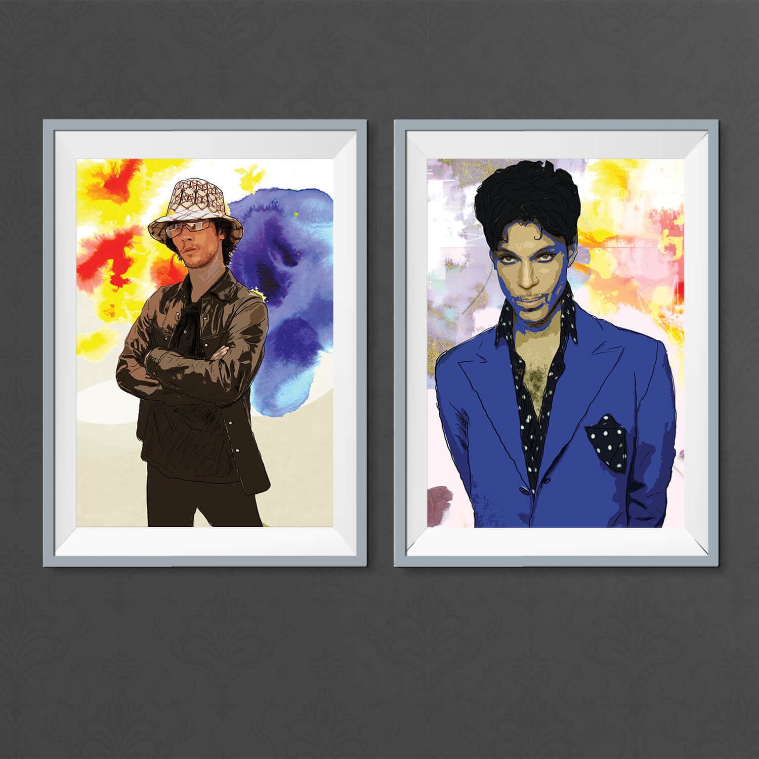 Mockup posters Prince y Jay Kay